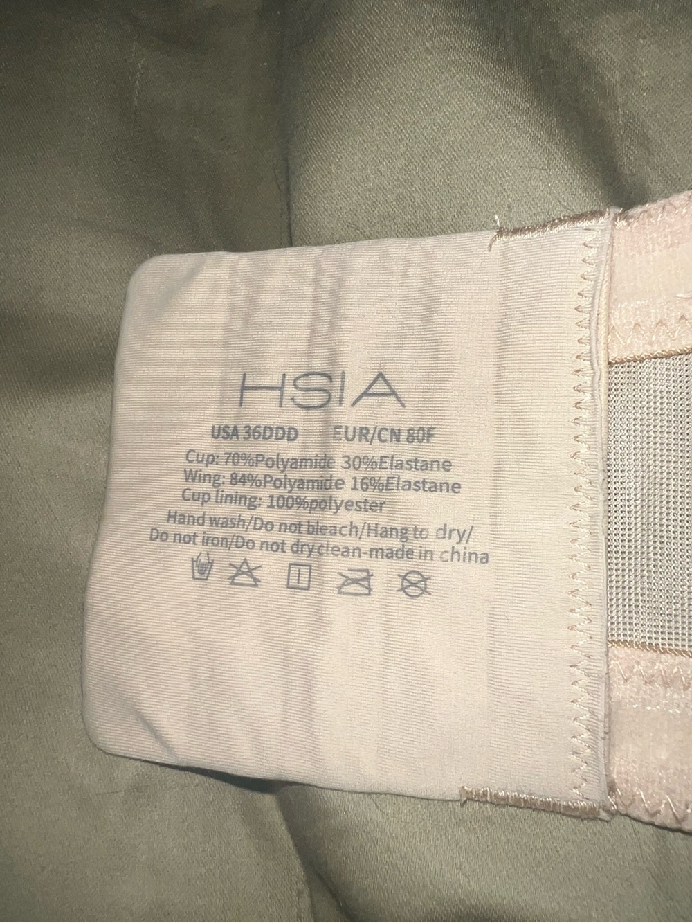 HSIA STRAPLESS CONVERTALE BRA 36DDD - Picture 7 of 7